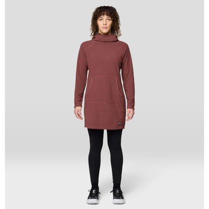 Mountain Hardwear Women's Summit Grid Dress-Women's - Clothing - Dresses-Bourbon Brown-S-Appalachian Outfitters