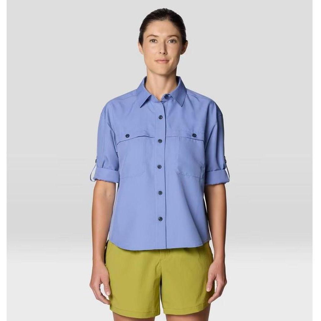 Mountain Hardwear Women's Sun Drift Cooling Long Sleeve Shirt-Women's - Clothing - Tops-Appalachian Outfitters