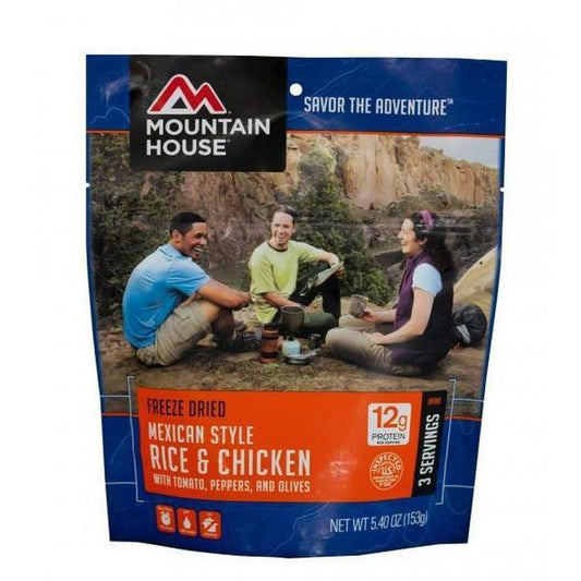 Mountain House Mexican Style Rice and Chicken-Food - Backpacking-Appalachian Outfitters