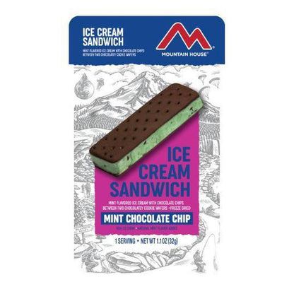Mountain House Mint Chocolate Chip Ice Cream Sandwich-Food - Backpacking-Appalachian Outfitters