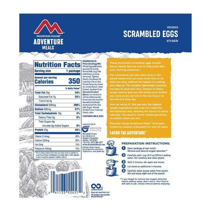 Mountain House Scrambled Eggs with Bacon-Food - Backpacking-Appalachian Outfitters
