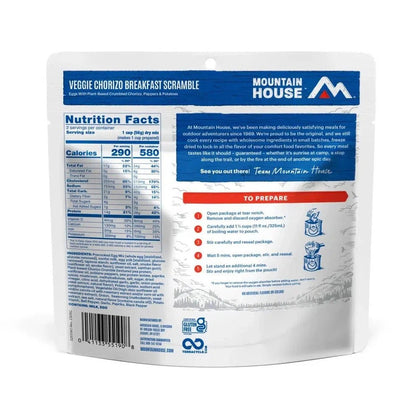 Mountain House Veggie Chorizo Breakfast Scramble-Food - Backpacking-Appalachian Outfitters