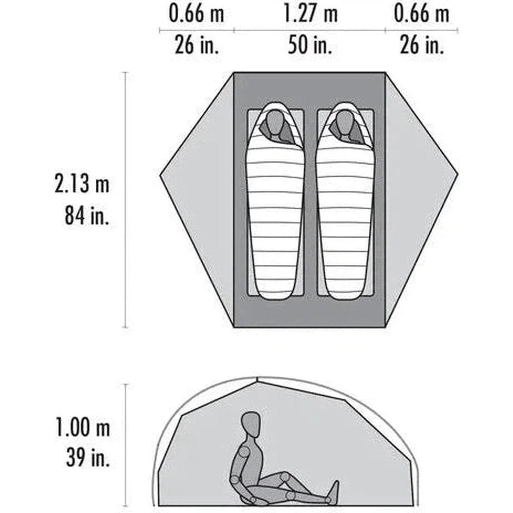 MSR FreeLite 2 Tent-Camping - Tents & Shelters-Appalachian Outfitters