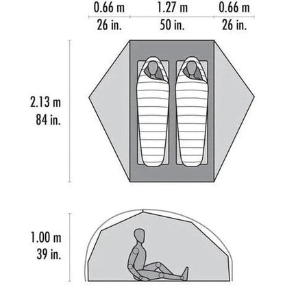 MSR FreeLite 2 Tent-Camping - Tents & Shelters-Appalachian Outfitters