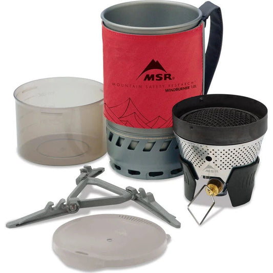 MSR WindBurner Personal Stove System-Camping - Cooking - Stoves-Red-Appalachian Outfitters