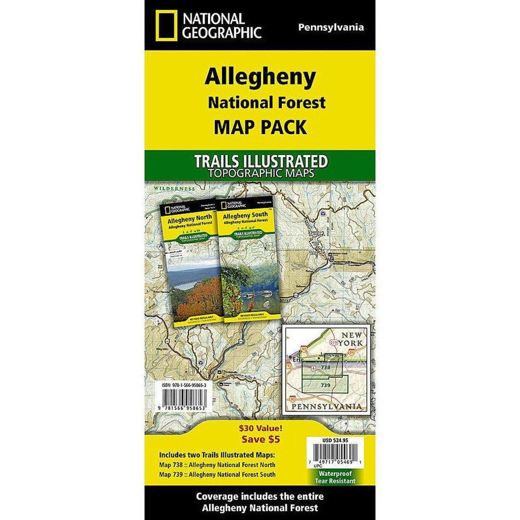 National Geographic Allegheny National Forest [Map Pack Bundle]-Books - Maps-Appalachian Outfitters