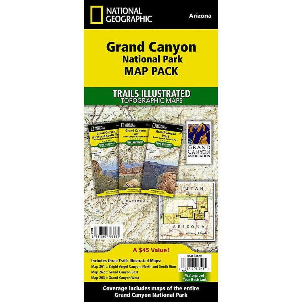 National Geographic Grand Canyon Map Pack-Books - Maps-Appalachian Outfitters