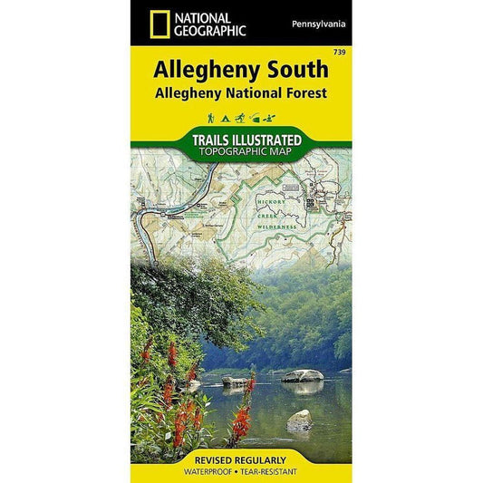 National Geographic Trails Illustrated Allegheny South Map [Allegheny National Forest]-Books - Maps-Appalachian Outfitters