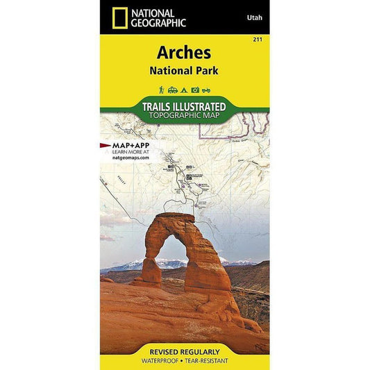 National Geographic Trails Illustrated Arches National Park Map-Books - Maps-Appalachian Outfitters