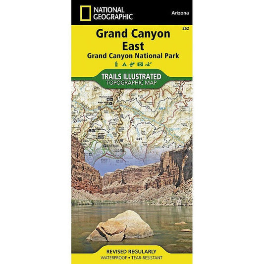 National Geographic Trails Illustrated: Grand Canyon East Map [Grand Canyon National Park]-Books - Maps-Appalachian Outfitters