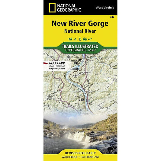 National Geographic Trails Illustrated: New River Gorge National River Map-Books - Maps-Appalachian Outfitters