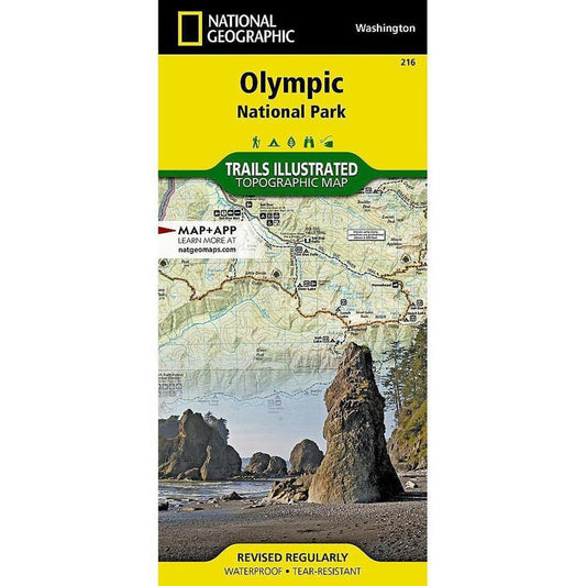National Geographic Trails Illustrated Olympic National Park Map-Books - Maps-Appalachian Outfitters