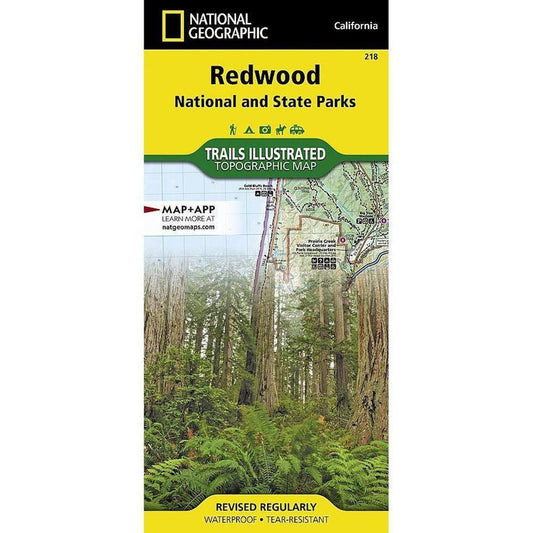 National Geographic Trails Illustrated Redwood National and State Parks Map-Books - Maps-Appalachian Outfitters