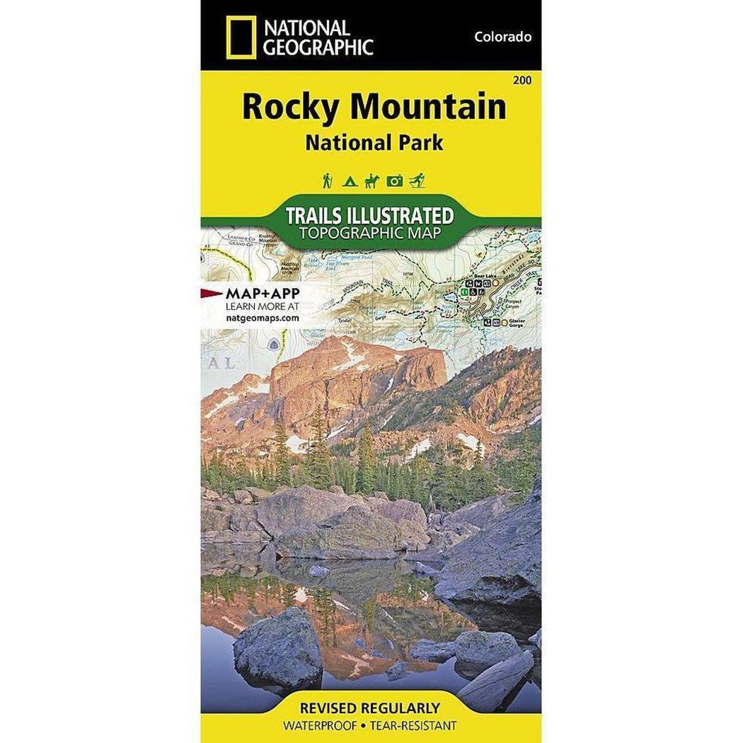 National Geographic Trails Illustrated Rocky Mountain National Park Map-Books - Maps-Appalachian Outfitters