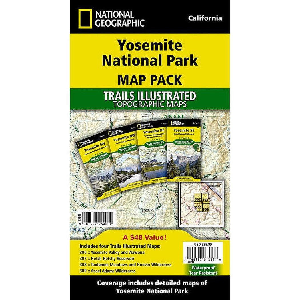 National Geographic Yosemite National Park [Map Pack Bundle]-Books - Maps-Appalachian Outfitters