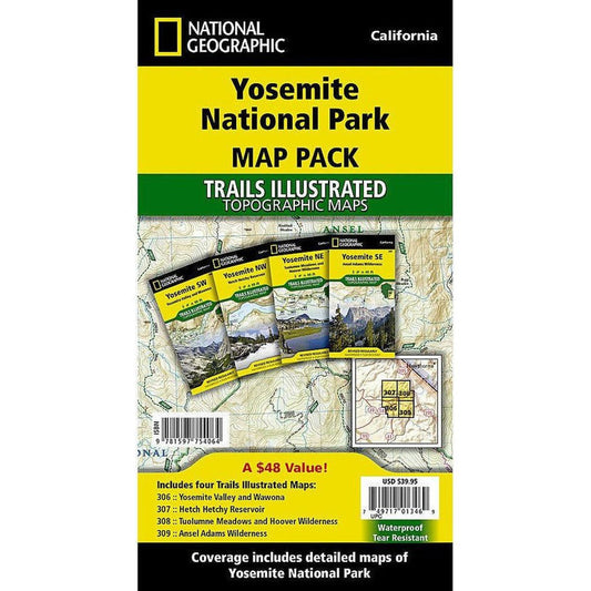 National Geographic Yosemite National Park [Map Pack Bundle]-Books - Maps-Appalachian Outfitters