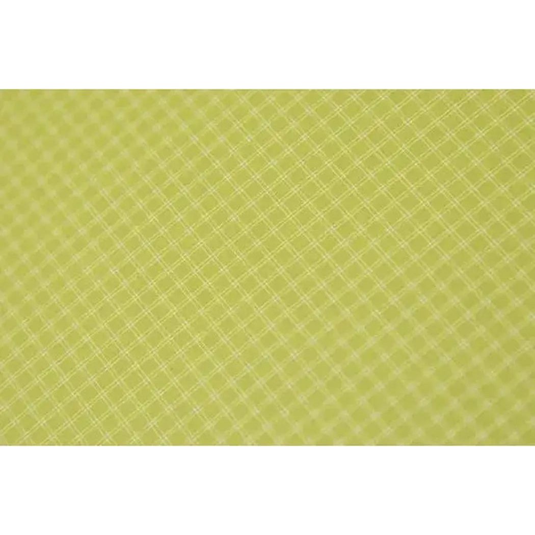 A close-up of the NEMO Dagger OSMO Lightweight Backpacking 2p Tent in a light green color with a subtle grid pattern.