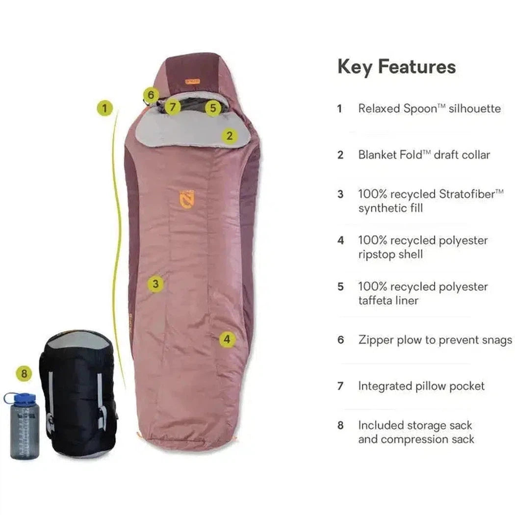 NEMO Women's Tempo 35-Camping - Sleeping Bags - Synthetic-Appalachian Outfitters