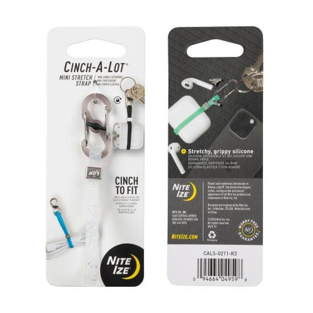 Nite Ize Cinch-A-Lot Mini Stretch Strap-Camping - Accessories-White Sparkle-Appalachian Outfitters