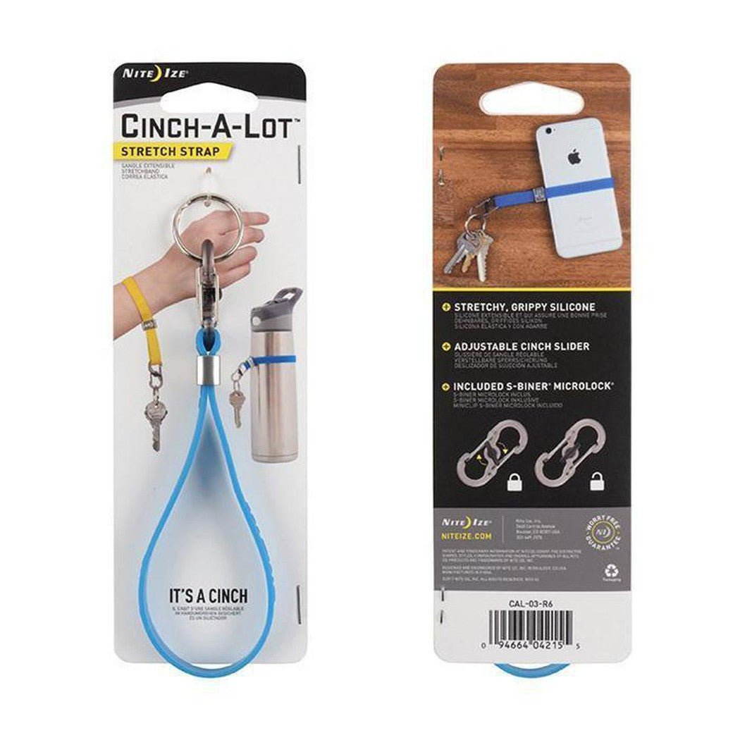 Nite Ize Cinch-A-Lot Stretch Strap-Camping - Accessories-Blue-Appalachian Outfitters