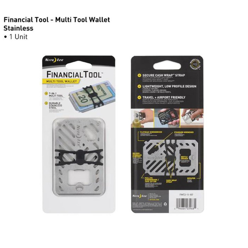 Nite Ize Financial Tool-Accessories - Wallets-Stainless-Appalachian Outfitters