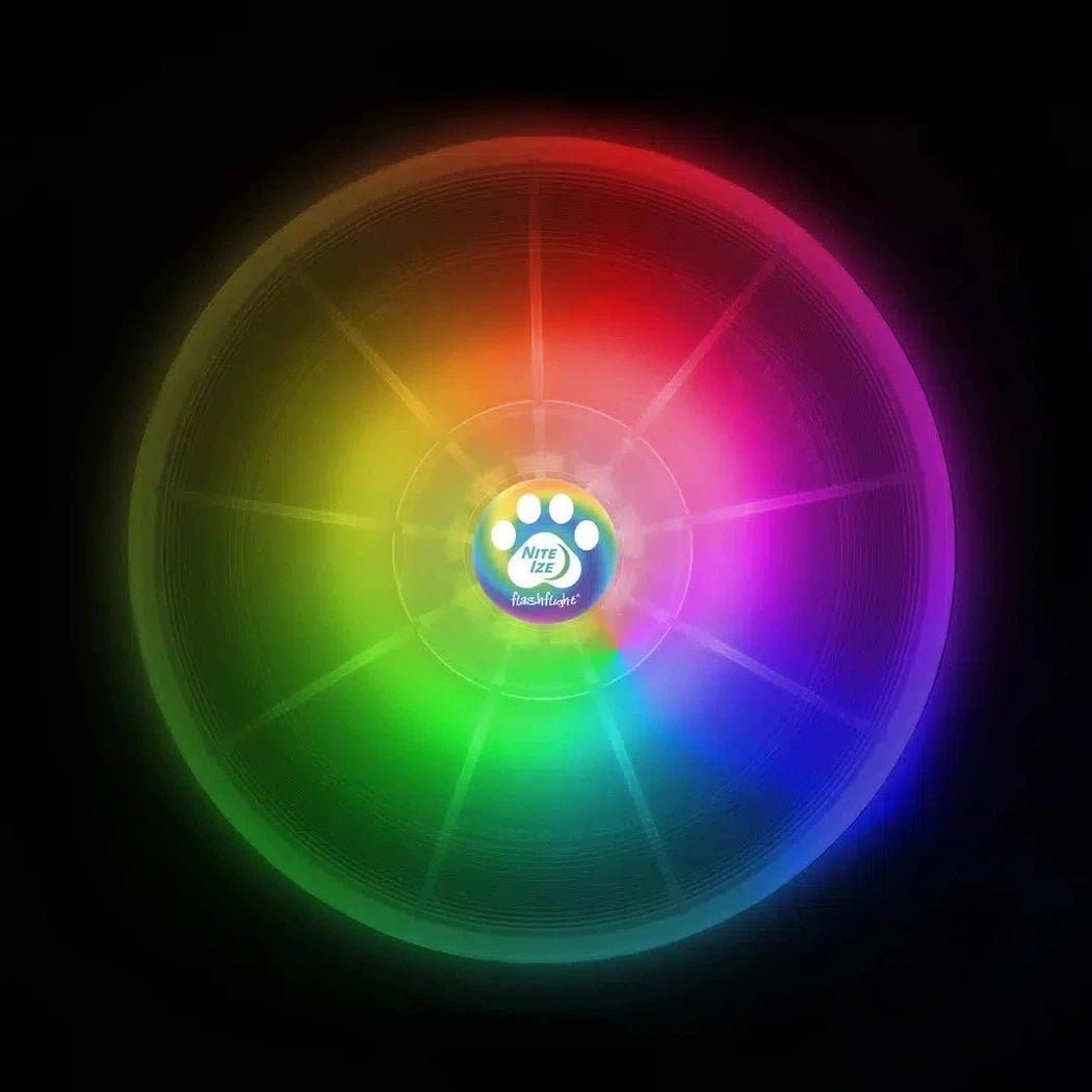 Nite Ize Flashflight Dog Discuit LED Flying Disc - Disc-O-Pets - Safety - Lights-Appalachian Outfitters