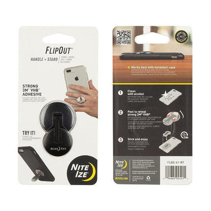 Nite Ize FlipOut Handle + Stand-Accessories - Phone & Tech-Black-Appalachian Outfitters