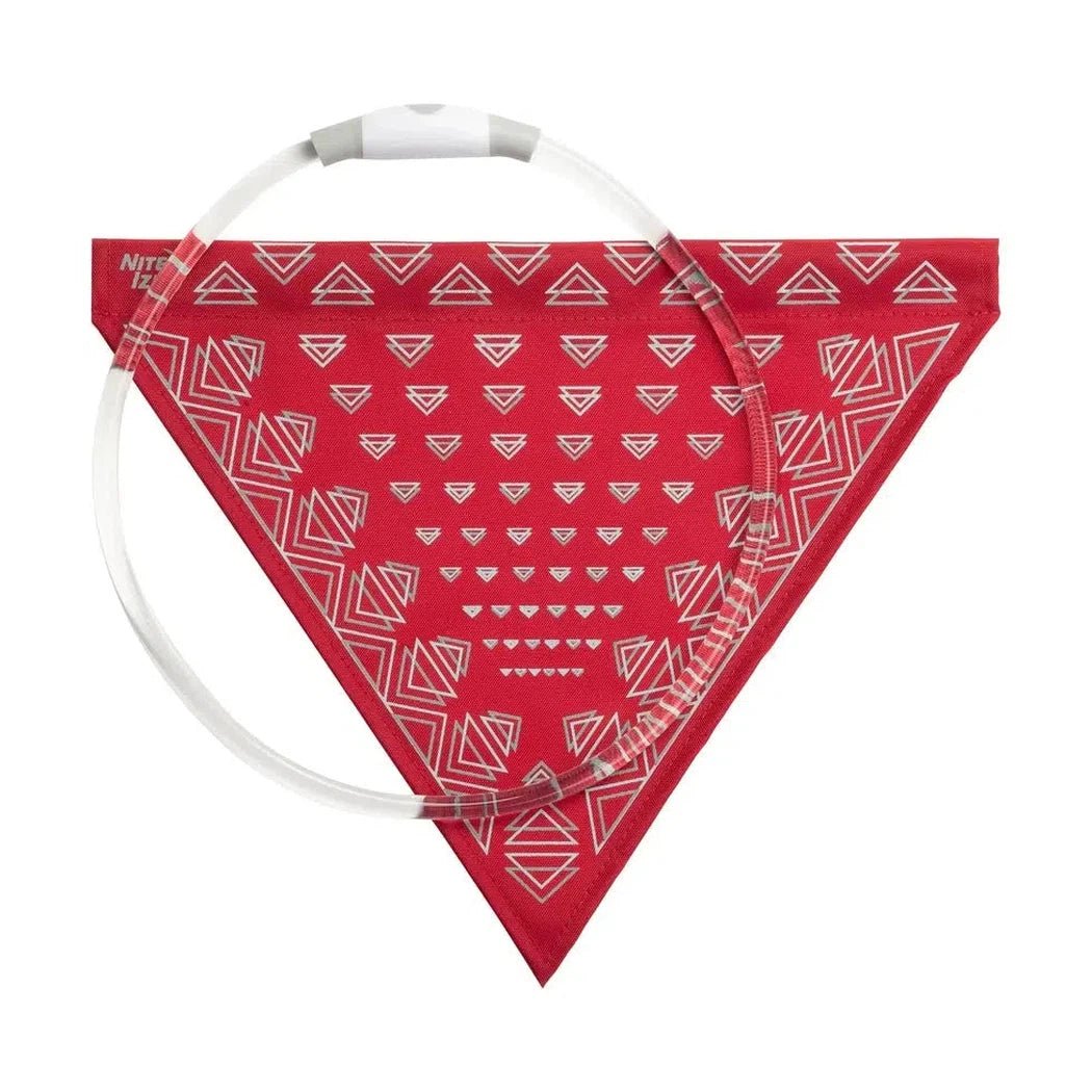 Nite Ize NiteHowl Bandana Rechargeable LED Safety Necklace - Disc-O Select-Pets - Safety - Lights-Red-Appalachian Outfitters
