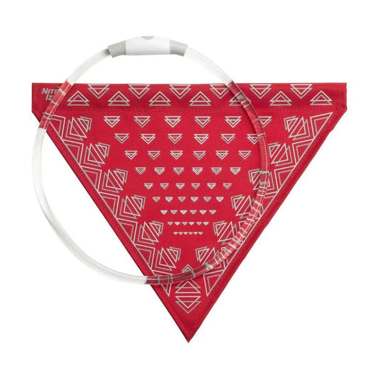 Nite Ize NiteHowl Bandana Rechargeable LED Safety Necklace - Disc-O Select-Pets - Safety - Lights-Red-Appalachian Outfitters