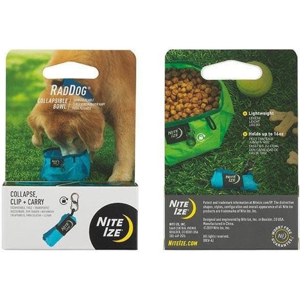 Nite Ize Raddog Collapsible Bowl-Pets - Bowls-Blue-Appalachian Outfitters