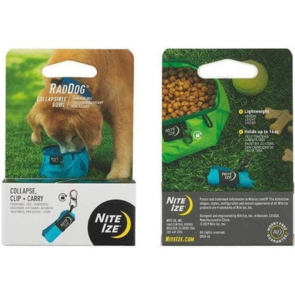 Nite Ize Raddog Collapsible Bowl-Pets - Bowls-Blue-Appalachian Outfitters