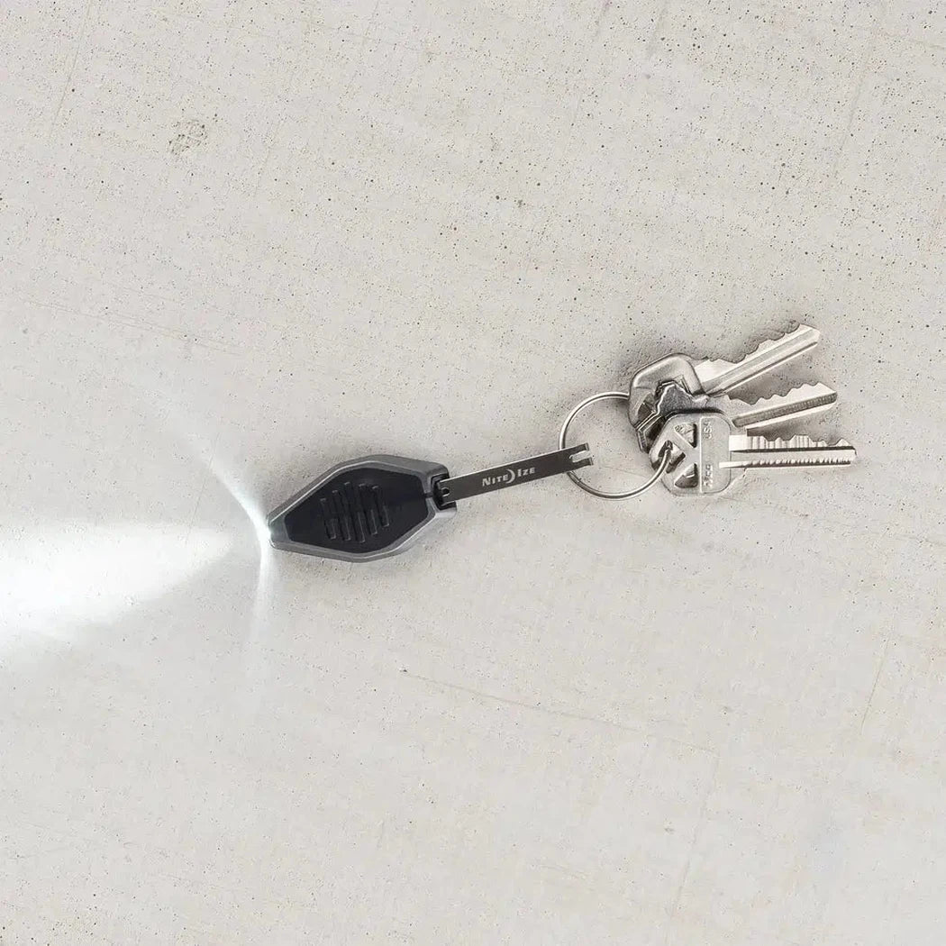 Nite Ize Radiant Microlight- 6 Lumens-Camping - Lighting - Flashlights-Black Body/White LED-Appalachian Outfitters