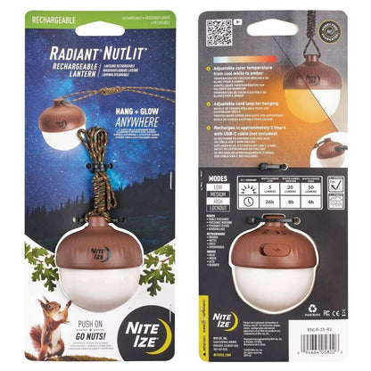 Nite Ize Radiant NutLit Rechargeable Lantern-Camping - Lighting - Lanterns-Appalachian Outfitters