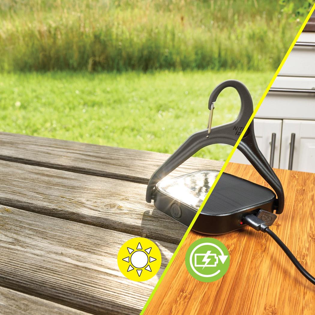 Nite Ize Radiant Revolve Rechargeable + Solar Lantern-Camping - Lighting - Lanterns-Appalachian Outfitters