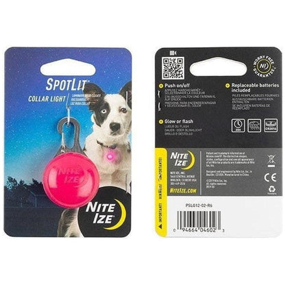 Nite Ize Spotlit Collar Light-Pets - Safety - Lights-Pink-Appalachian Outfitters