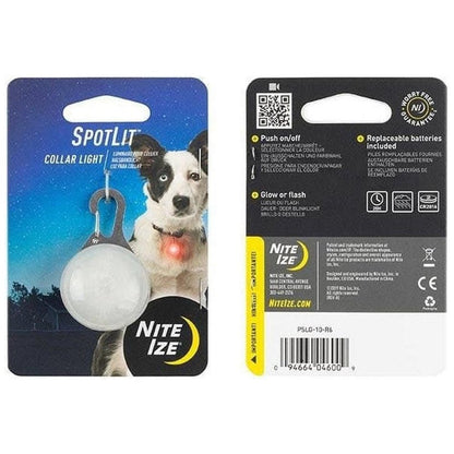 Nite Ize Spotlit Collar Light-Pets - Safety - Lights-Red-Appalachian Outfitters