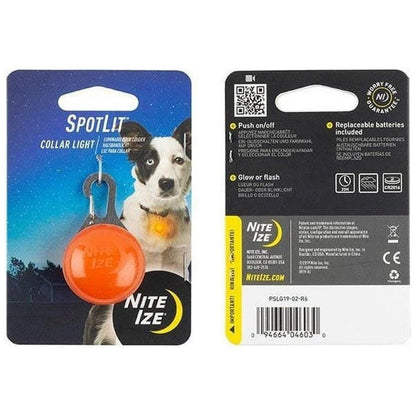 Nite Ize Spotlit Collar Light-Pets - Safety - Lights-Orange-Appalachian Outfitters