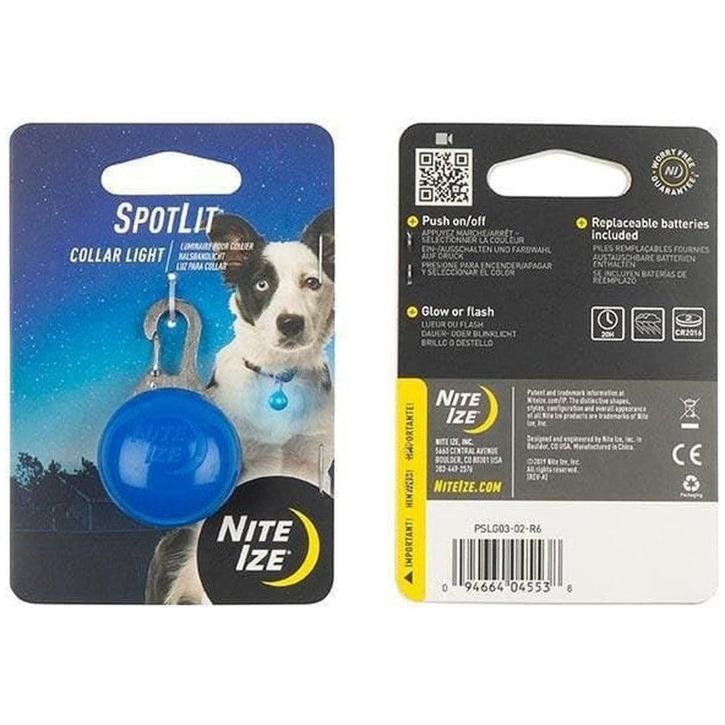 Nite Ize Spotlit Collar Light-Pets - Safety - Lights-Blue-Appalachian Outfitters