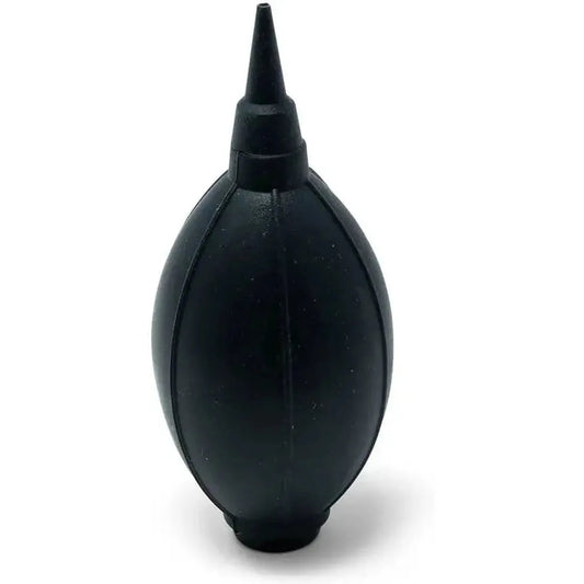 A black Nocs Provisions Cleaning Kit with a pointed nozzle, photographed from a straight-on angle against a white background.