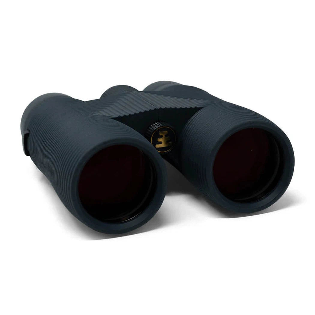 A pair of Harbor Blue Nocs Provisions Pro Issue Waterproof Binoculars are shown from a front angle against a white background.