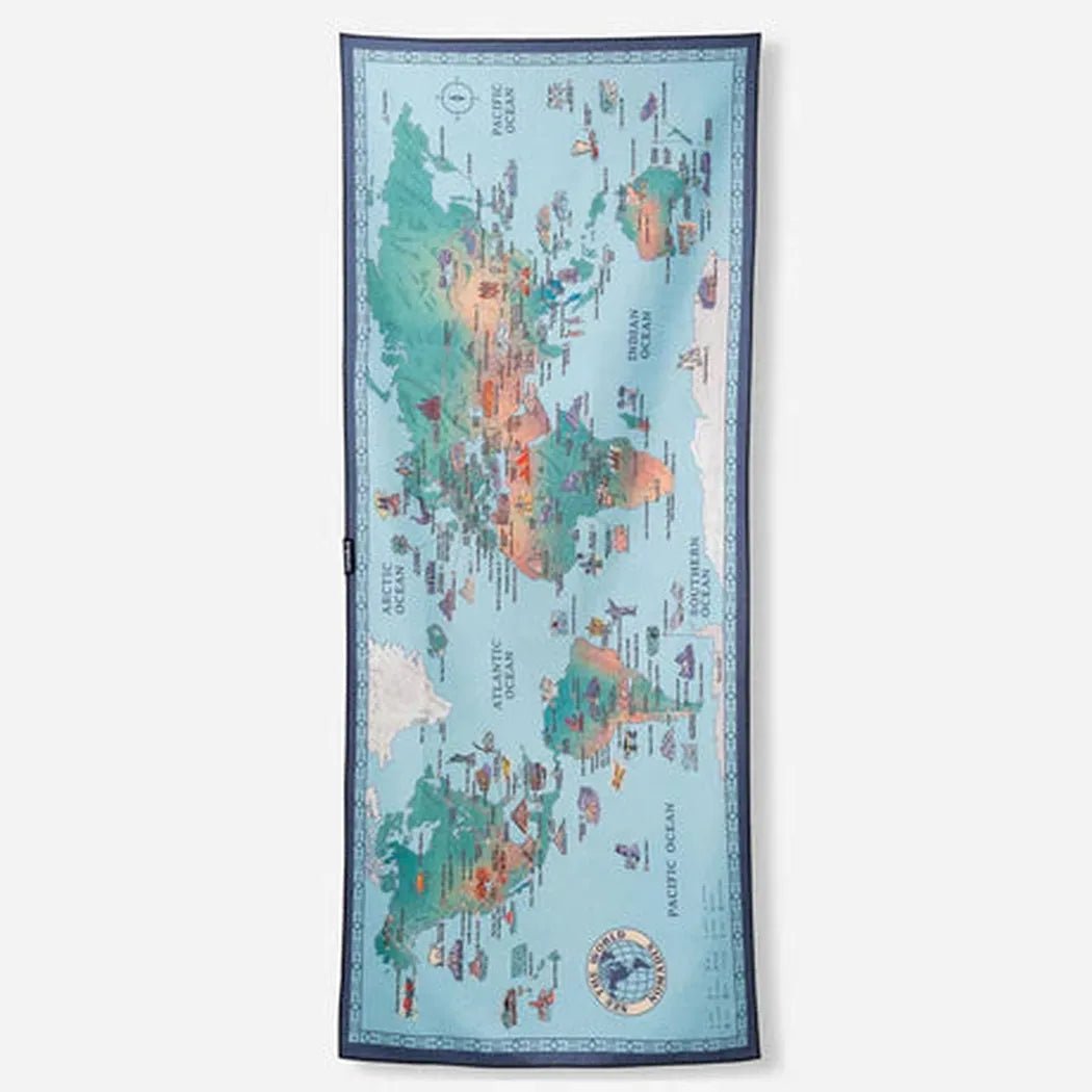 Nomadix Original Towel-Camping - First Aid - Hygenie-World Map-Appalachian Outfitters