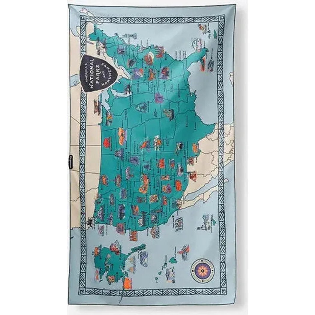 Nomadix Ultralight Towel-Camping - First Aid - Hygenie-National Parks and Monuments Map-Appalachian Outfitters