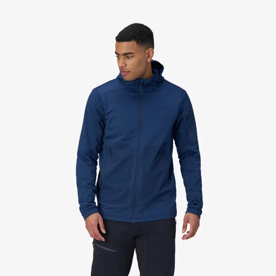 Norrona Men's Falketind Warm 2 Stretch Hood-Men's - Clothing - Jackets & Vests-Indigo Night-M-Appalachian Outfitters