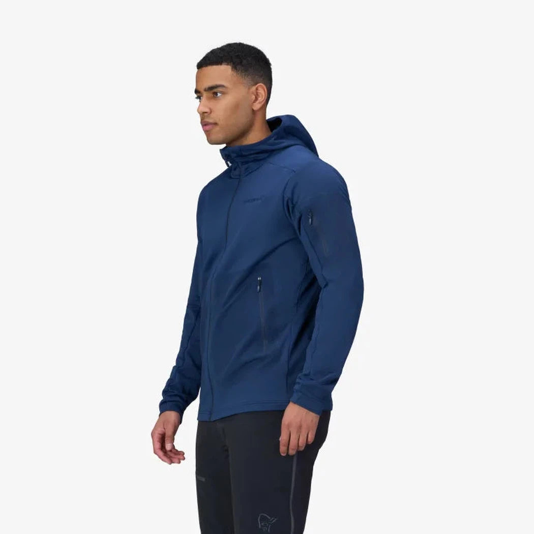 Norrona Men's Falketind Warm 2 Stretch Hood-Men's - Clothing - Jackets & Vests-Appalachian Outfitters