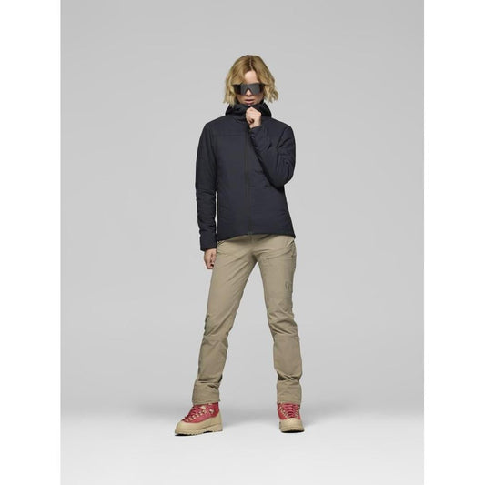 Norrona Women's Femund Thermo60 Zip Hood-Women's - Clothing - Jackets & Vests-Caviar Black-S-Appalachian Outfitters