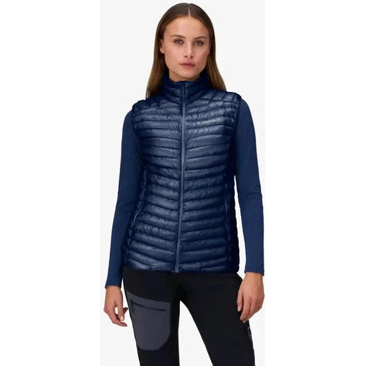 Norrona Women's Trollveggen Superlight Down800 Vest-Women's - Clothing - Jackets & Vests-Indigo Night-S-Appalachian Outfitters