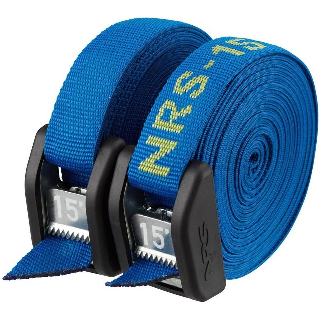 NRS Buckle Bumper Straps-Paddle Sports - Transport & Storage-Iconic Blue-15' Pair-Appalachian Outfitters