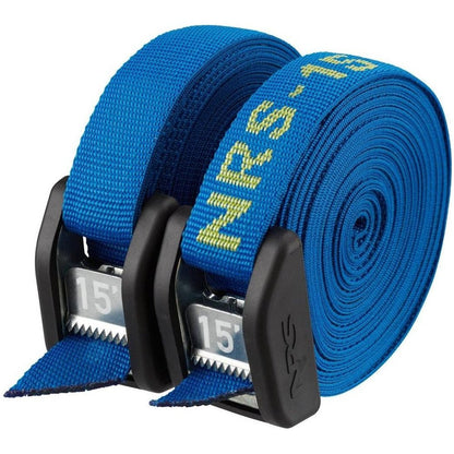 NRS Buckle Bumper Straps-Paddle Sports - Transport & Storage-Iconic Blue-15' Pair-Appalachian Outfitters
