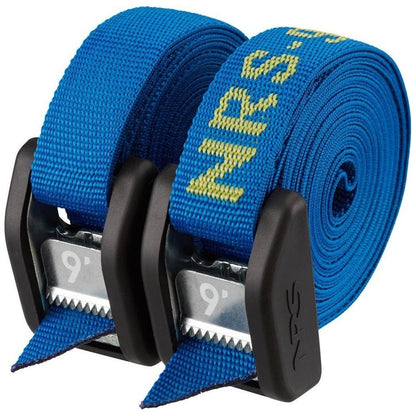 NRS Buckle Bumper Straps-Paddle Sports - Transport & Storage-Iconic Blue-9' Pair-Appalachian Outfitters