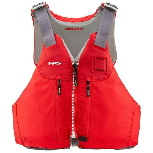 NRS Clearwater Mesh Back PFD-Paddle Sports - PFDs-Red-XS/M-Appalachian Outfitters